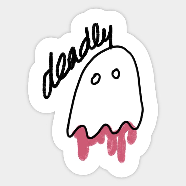 Deadly Phantom Sticker by Sugaron